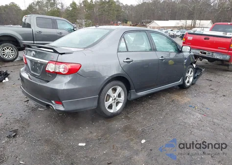 2011 Toyota Corolla S from USA, damaged, VIN 2T1BU4EE7BC698091